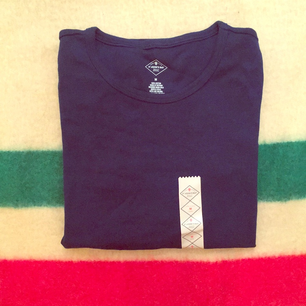 New Blue Knot Top